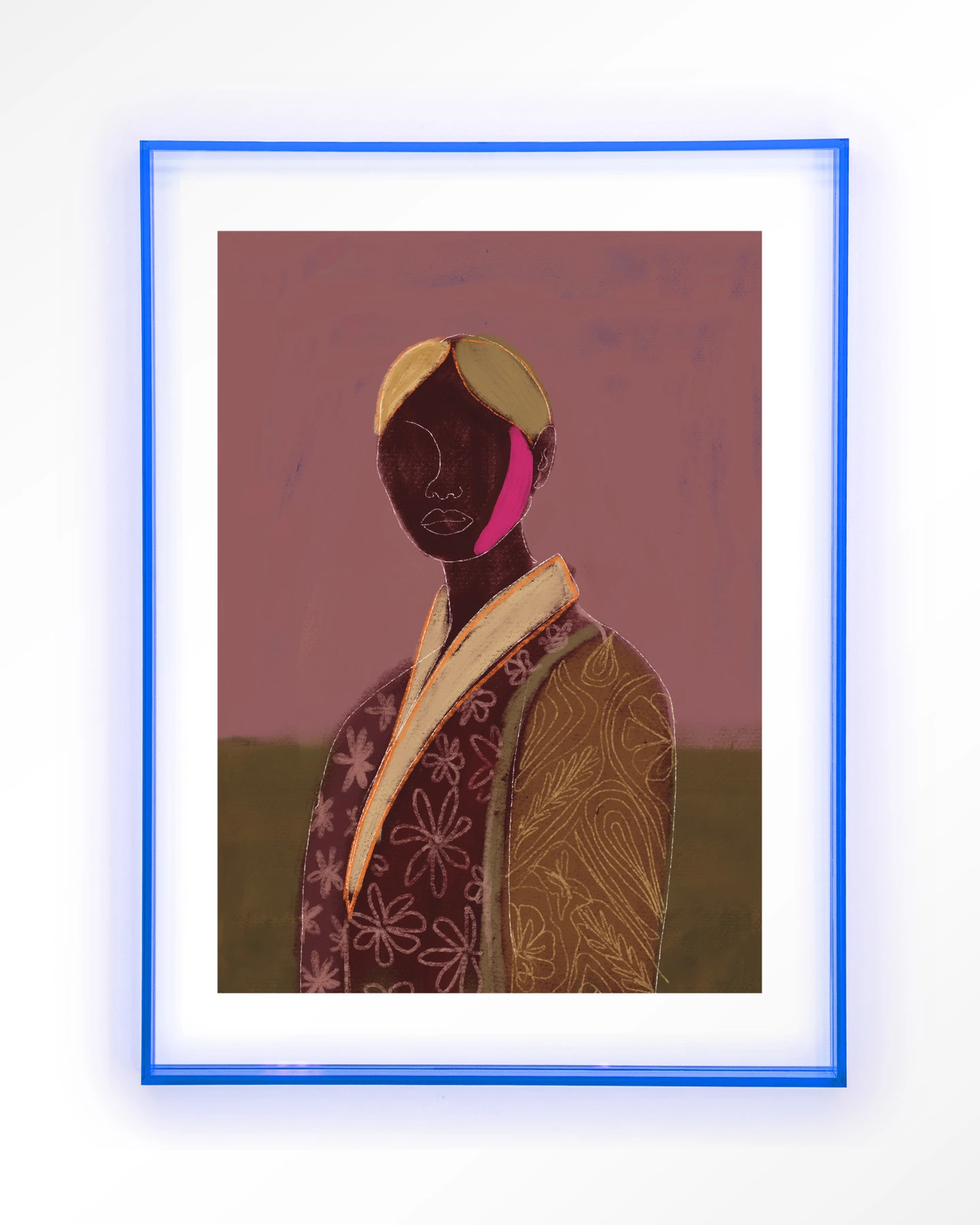 Silhouette Lady 10 - Art print - Afbeelding 11