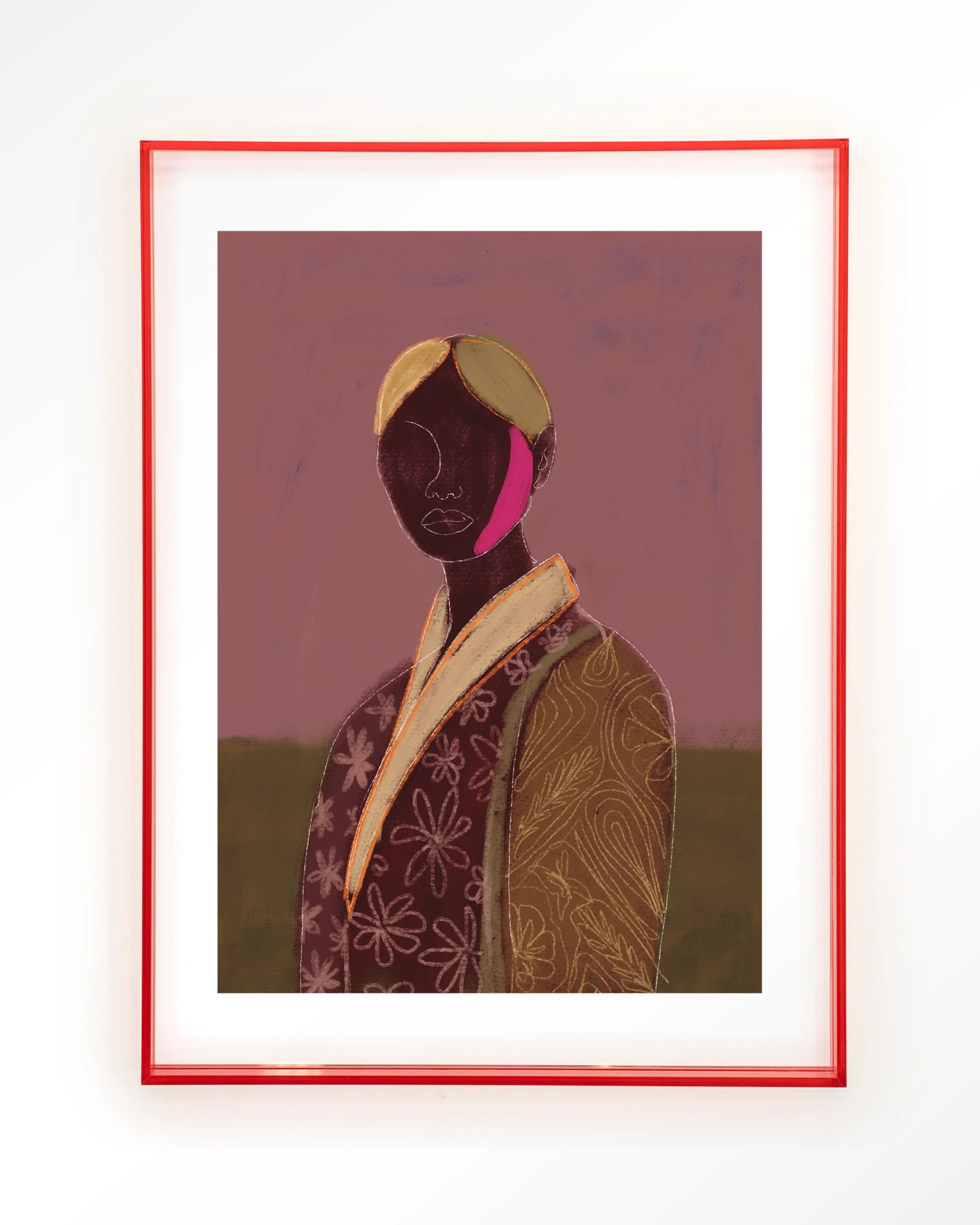 Silhouette Lady 10 - Art print - Afbeelding 12