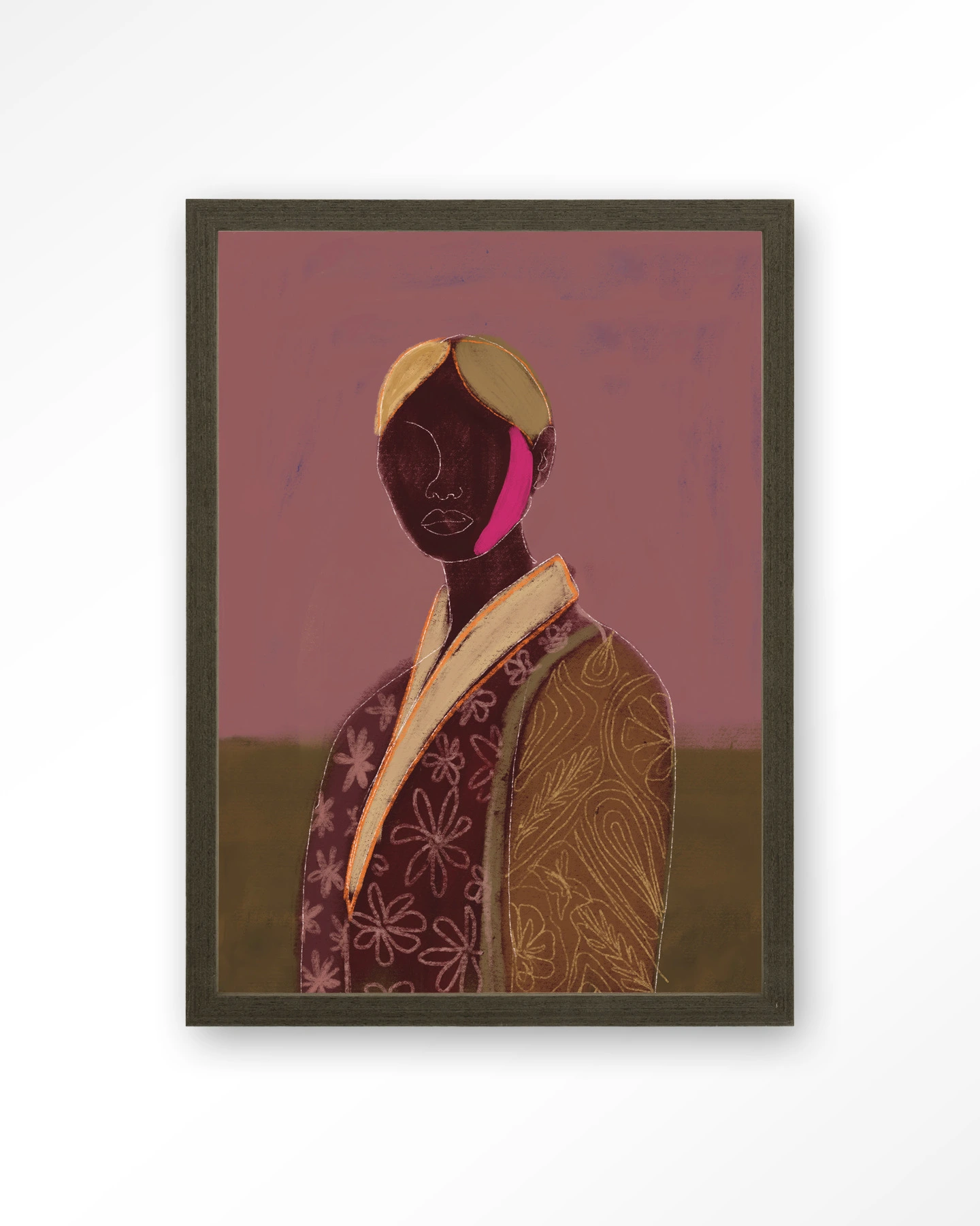 Silhouette Lady 10 - Art print - Afbeelding 3