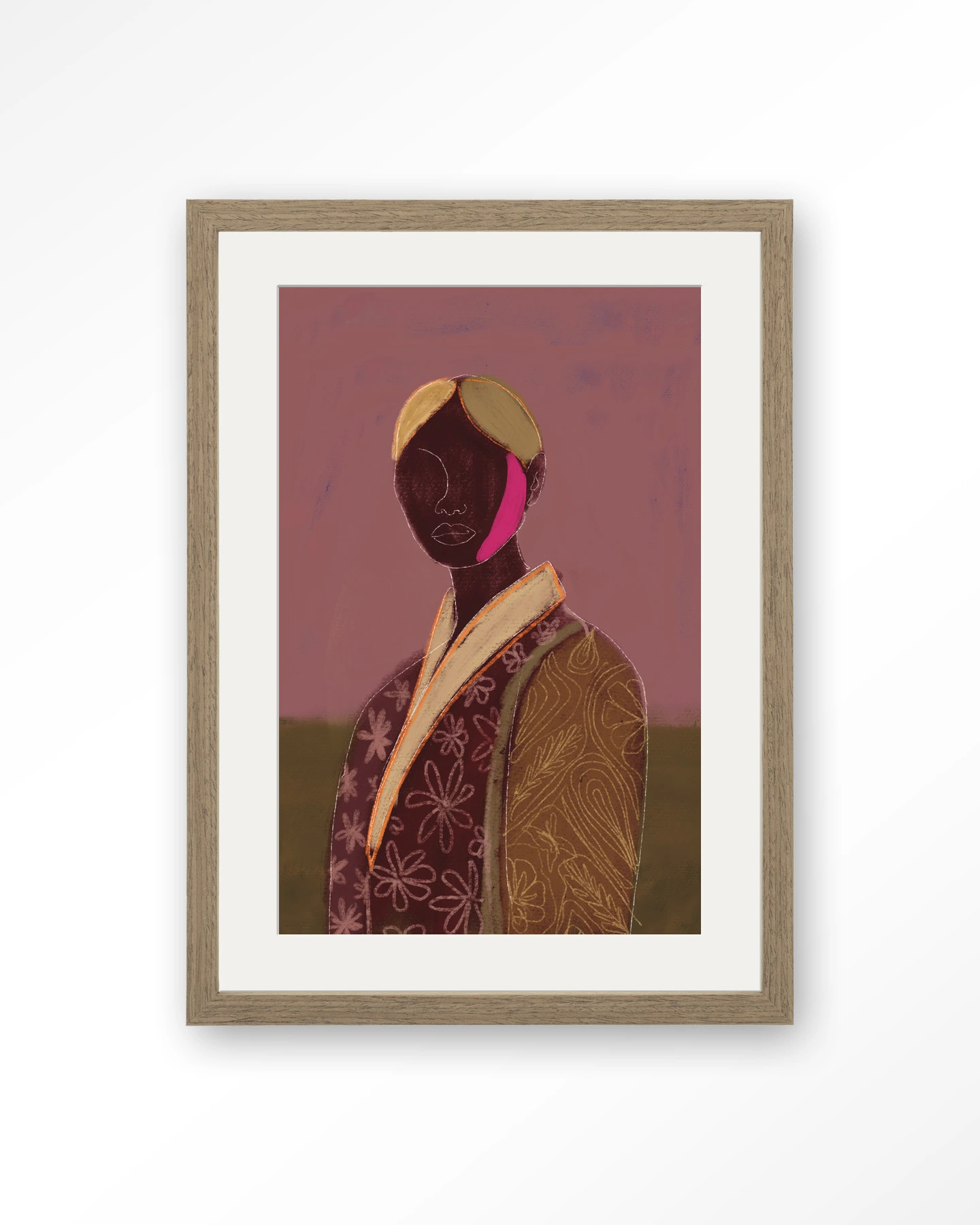 Silhouette Lady 10 - Art print - Afbeelding 6