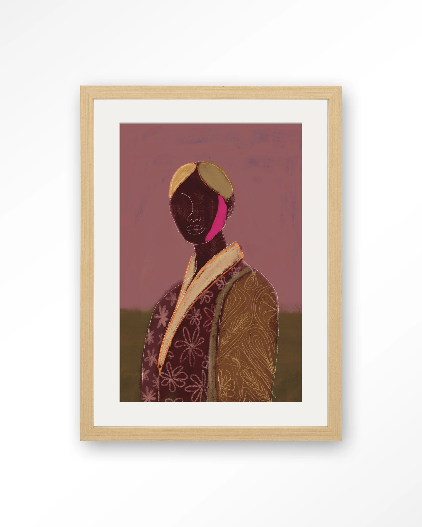 Silhouette Lady 10 - Art print - Afbeelding 8