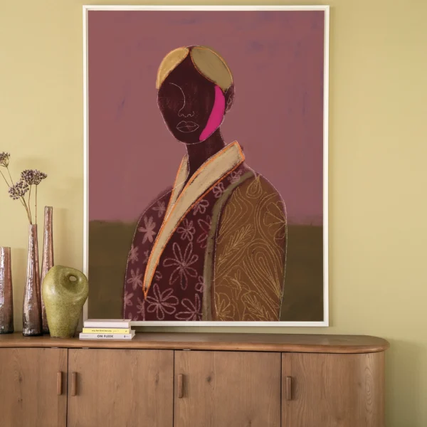 25199-silhouette-lady-10-wandkleed-floating-frame-3 Silhouette Lady 10 - Wandkleed