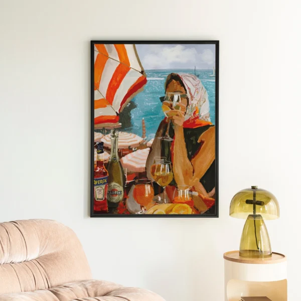 Aperol o'clock - Wandkleed