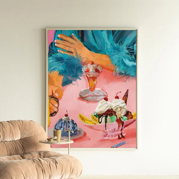 Ice Creams - Wandkleed