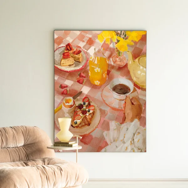 Spring Breakfast - Wandkleed