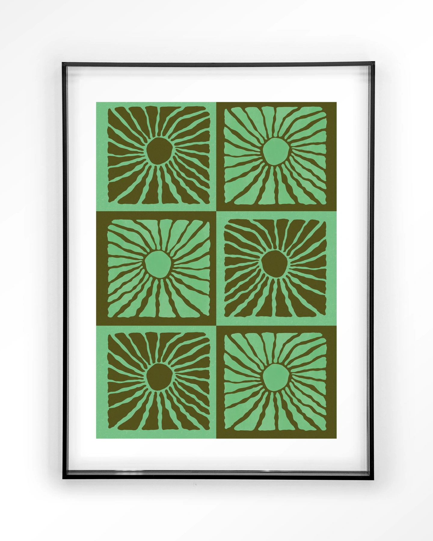 Suns In Green - Art print - Afbeelding 9