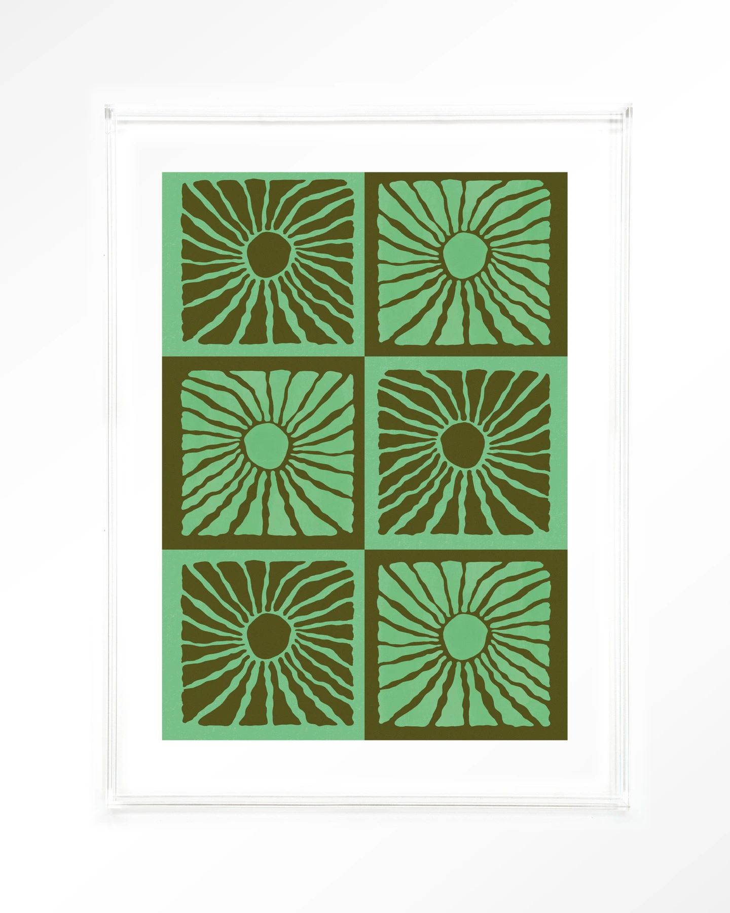 Suns In Green - Art print - Afbeelding 10