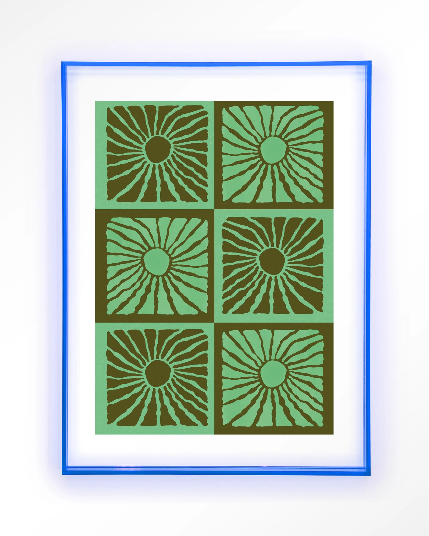 Suns In Green - Art print - Afbeelding 11