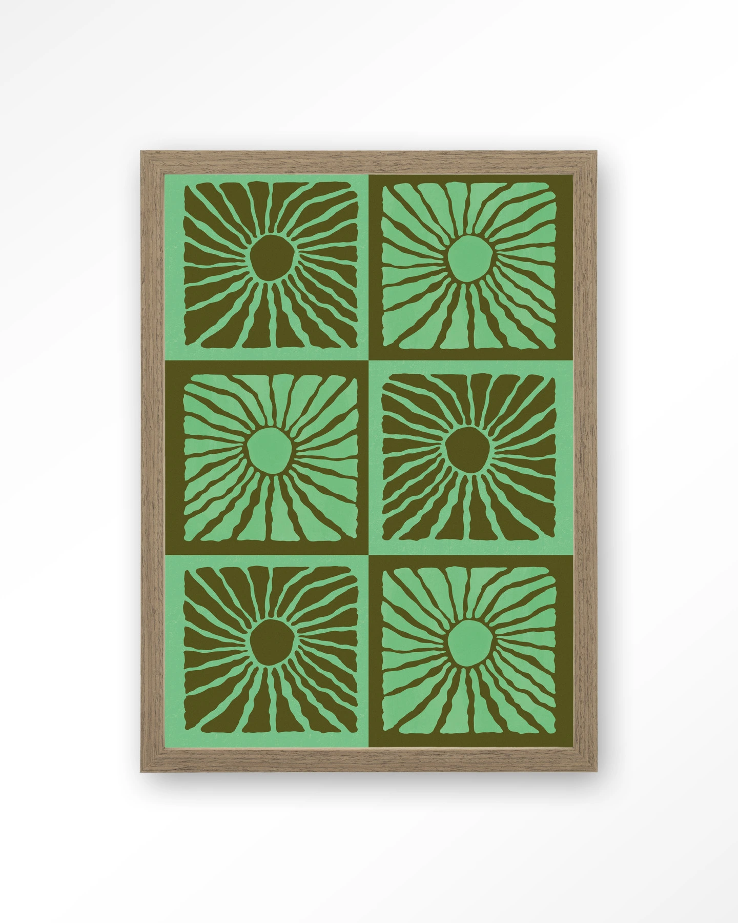 Suns In Green - Art print - Afbeelding 2