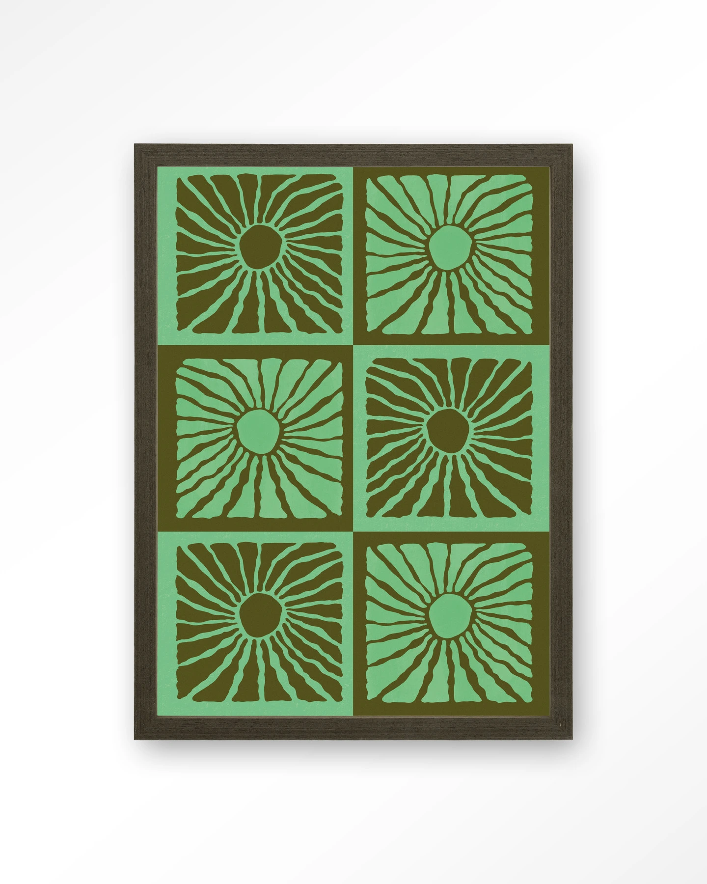 Suns In Green - Art print - Afbeelding 3
