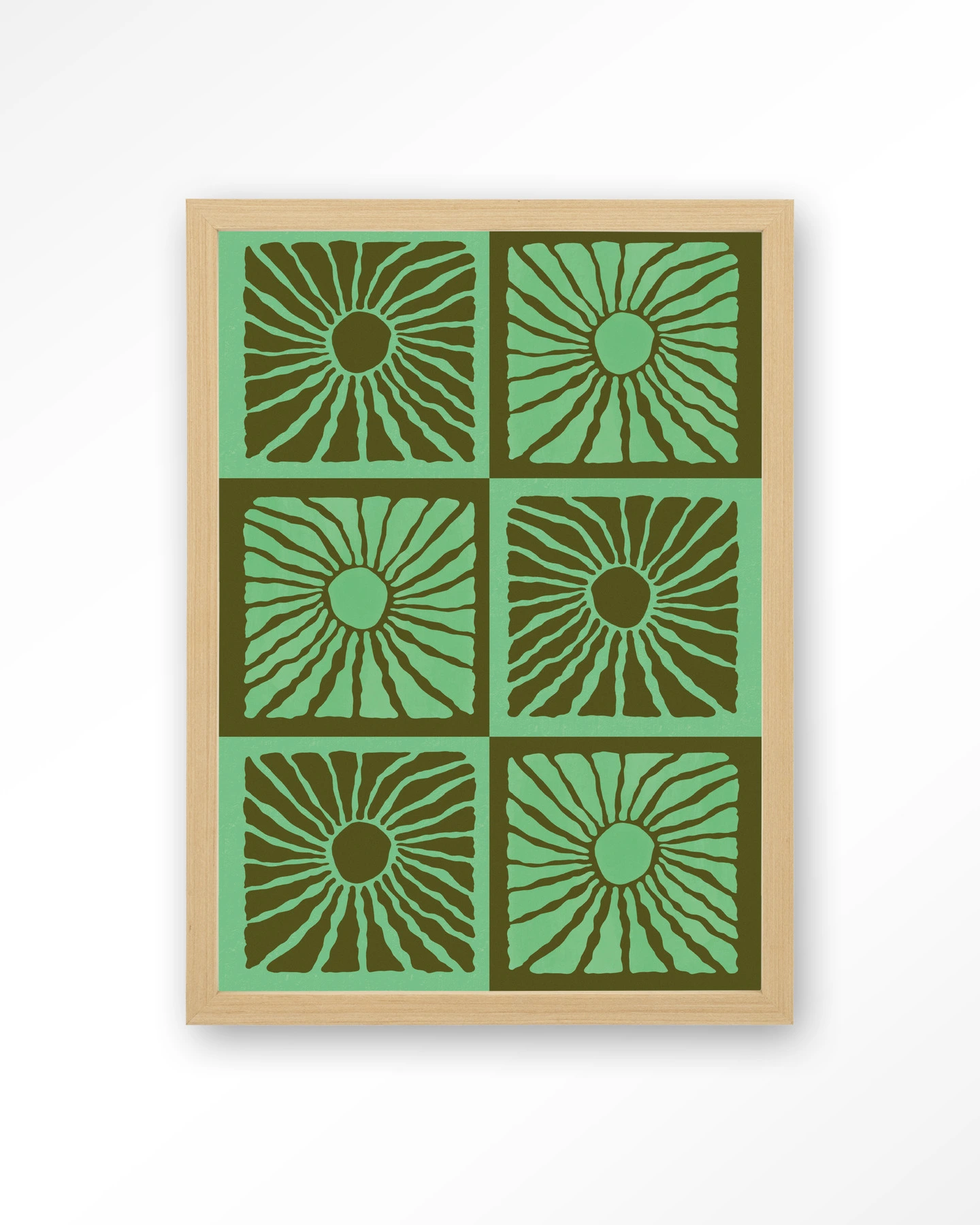 Suns In Green - Art print - Afbeelding 4