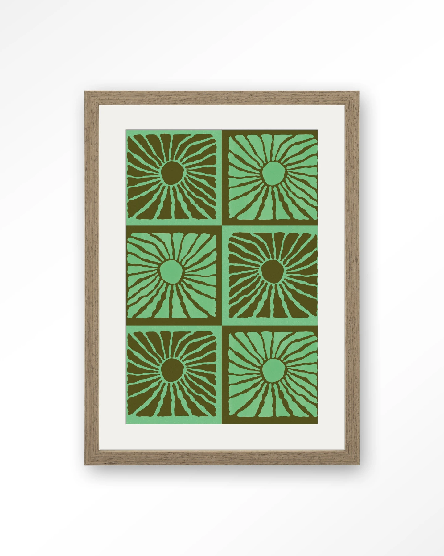 Suns In Green - Art print - Afbeelding 6