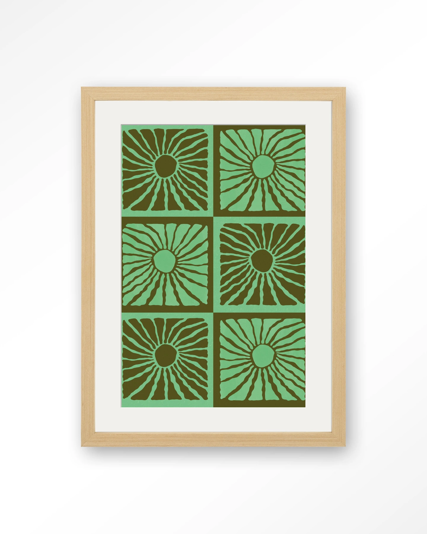 Suns In Green - Art print - Afbeelding 8