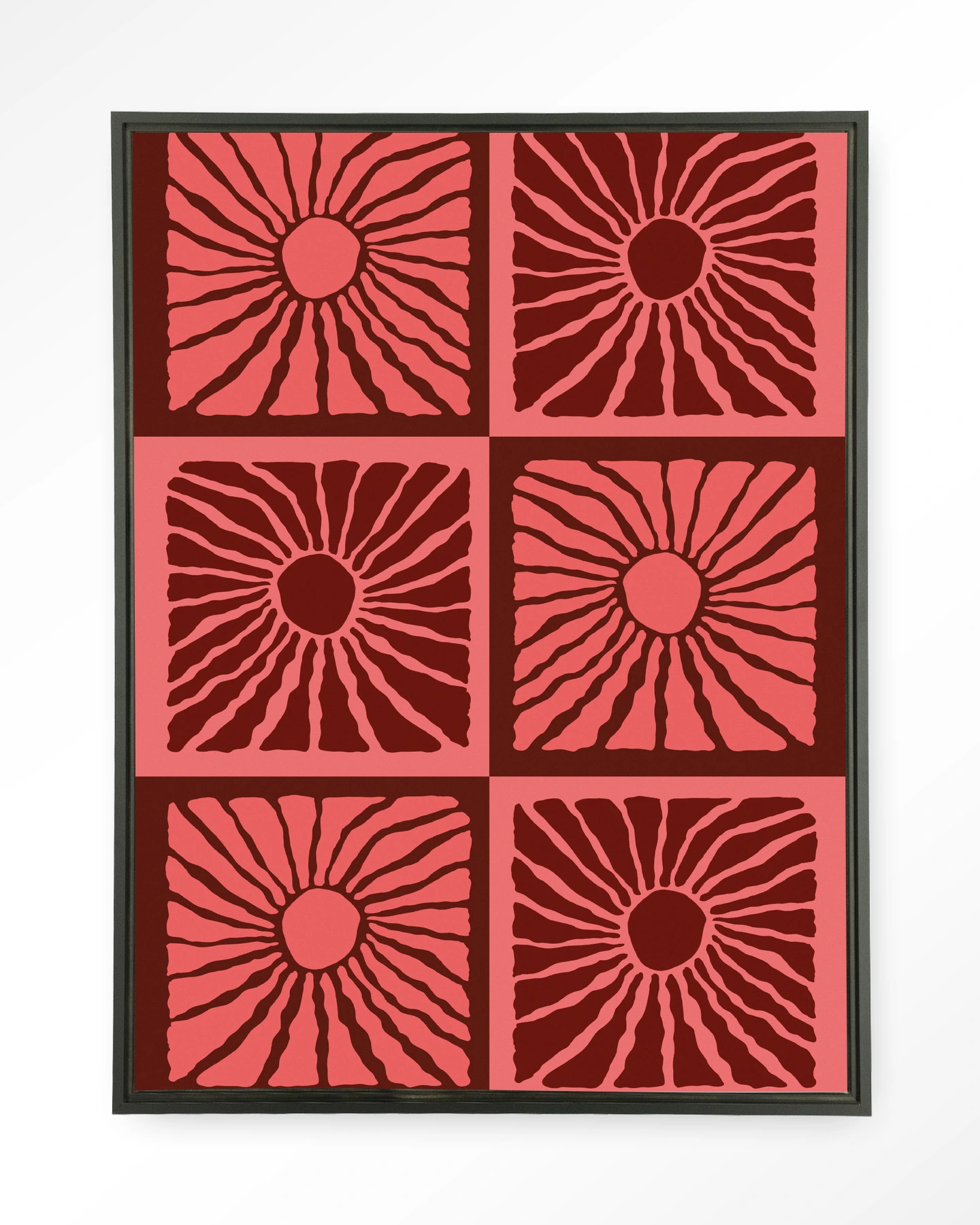 Suns In Pink - Wandkleed - Afbeelding 3