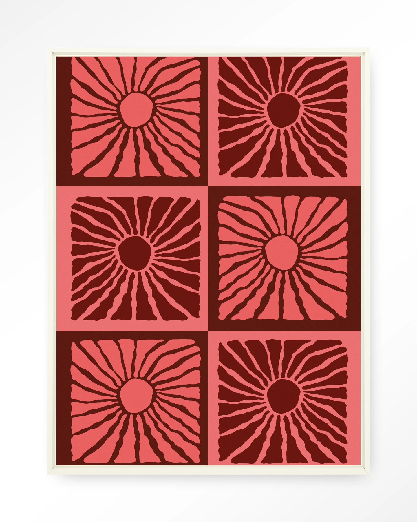 Suns In Pink - Wandkleed - Afbeelding 4