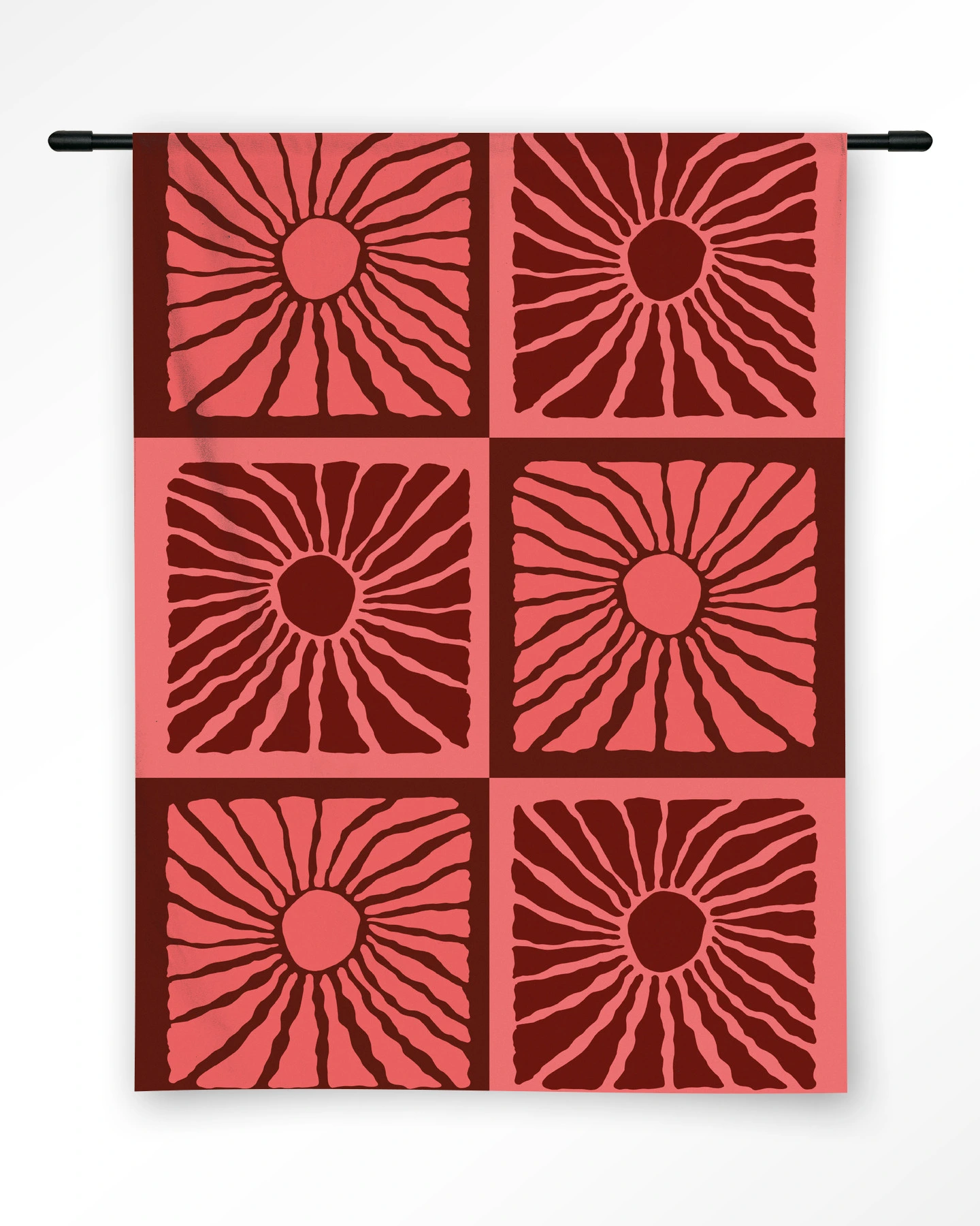 Suns In Pink - Wandkleed - Afbeelding 6