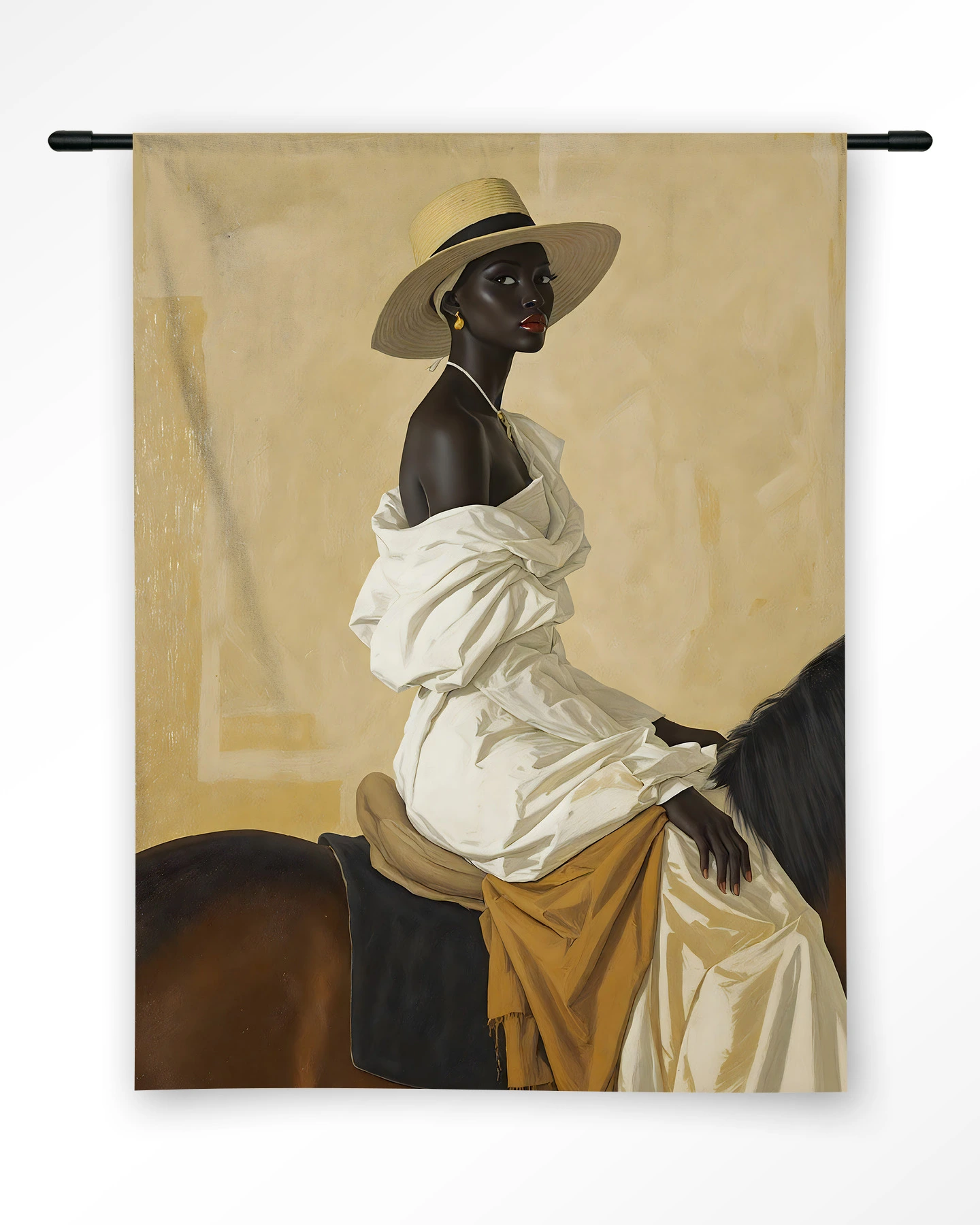 Horseriding Lady - Wandkleed - Afbeelding 6