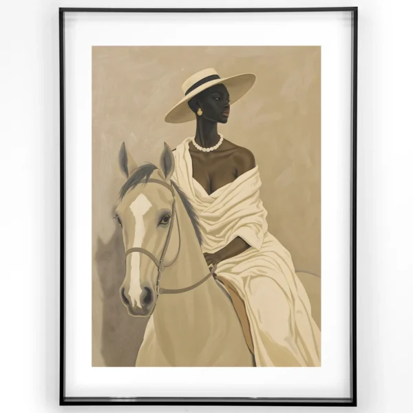 25226-amazone-art-print-acrylic-frame-black Amazone - Art print