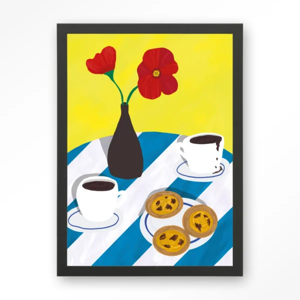 25229-nata-afternoon-art-print-wooden-frame-black Nata Afternoon - Art print