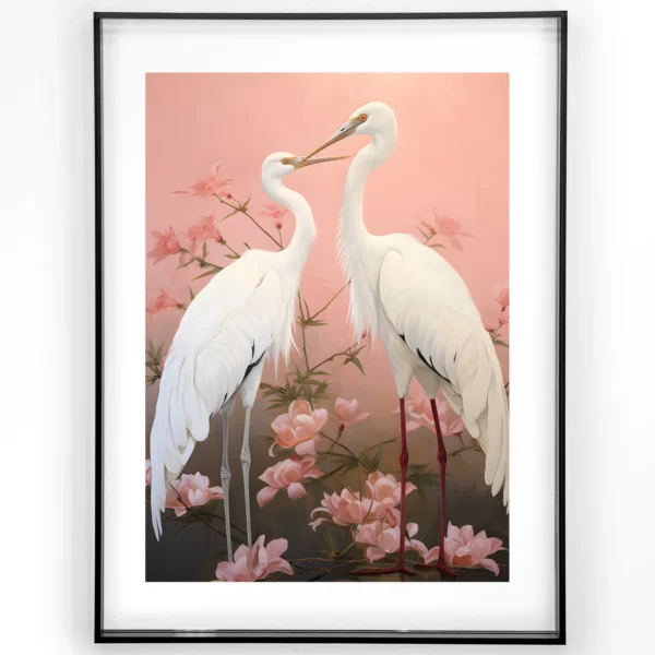 25235-horseriding-lady-art-print-acrylic-frame-black Pink Love Birds - Art print