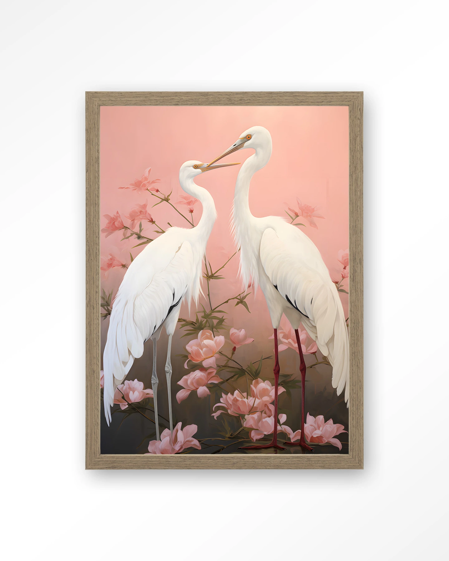 Pink Love Birds - Art print - Afbeelding 6