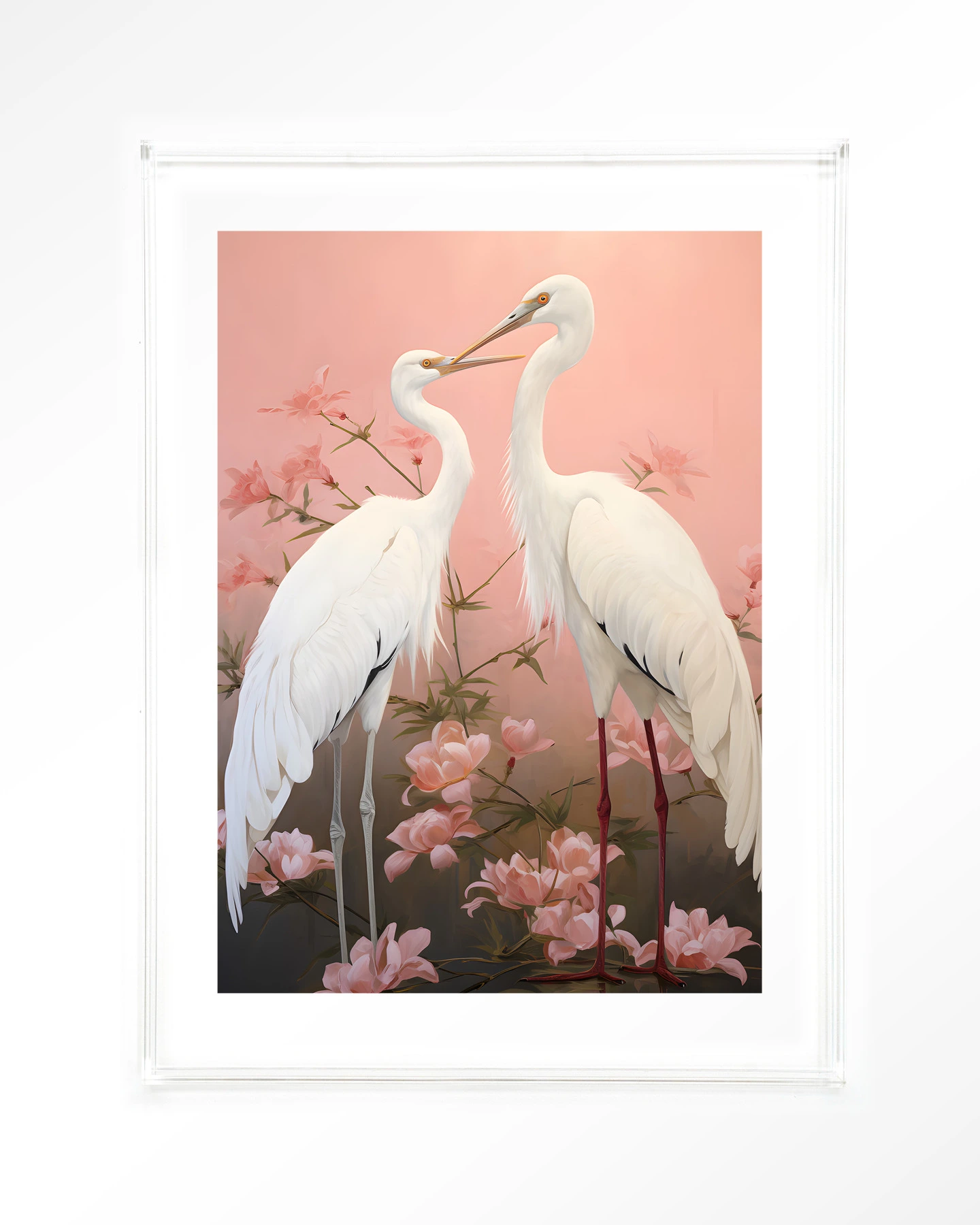 Pink Love Birds - Art print - Afbeelding 14