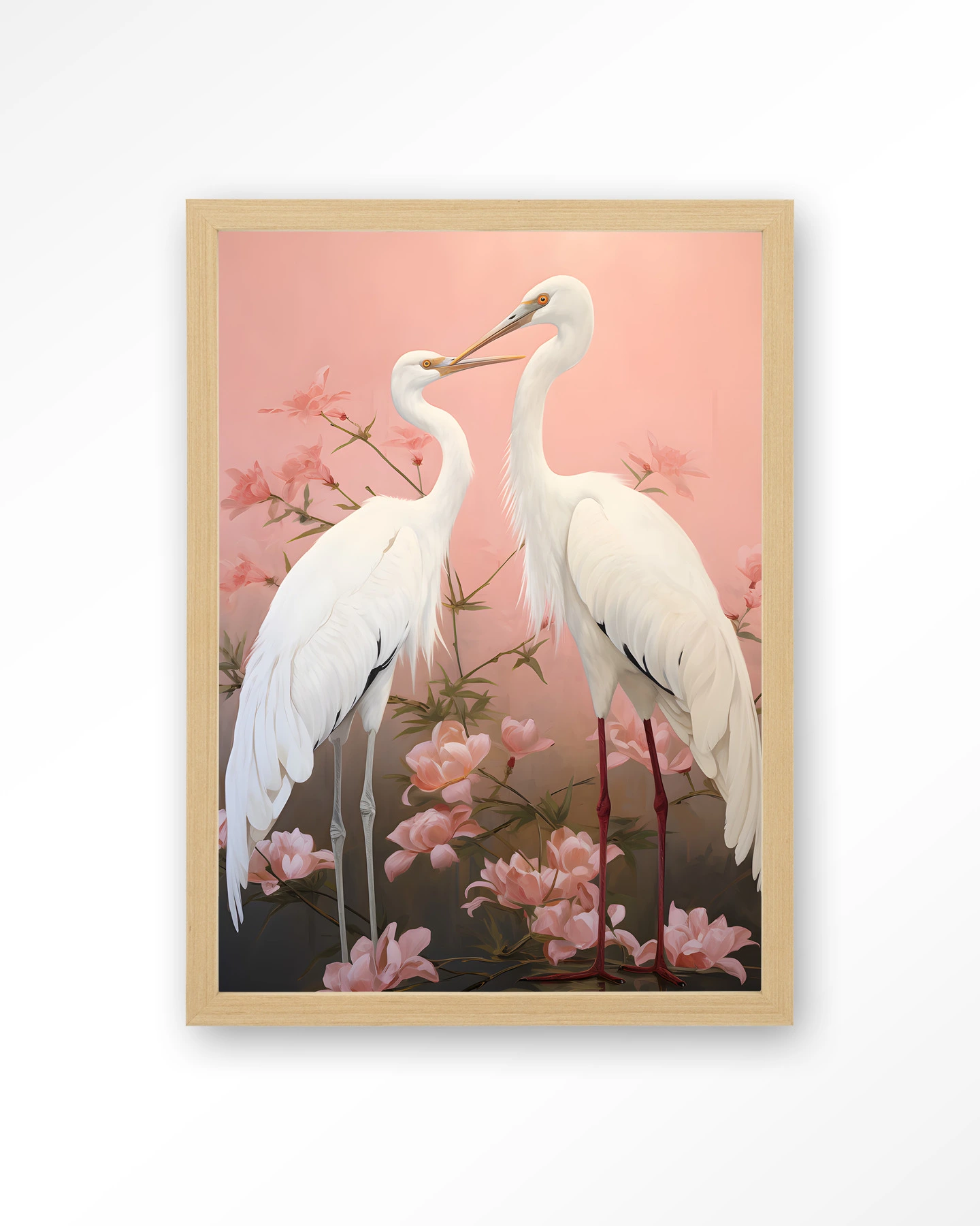 Pink Love Birds - Art print - Afbeelding 20