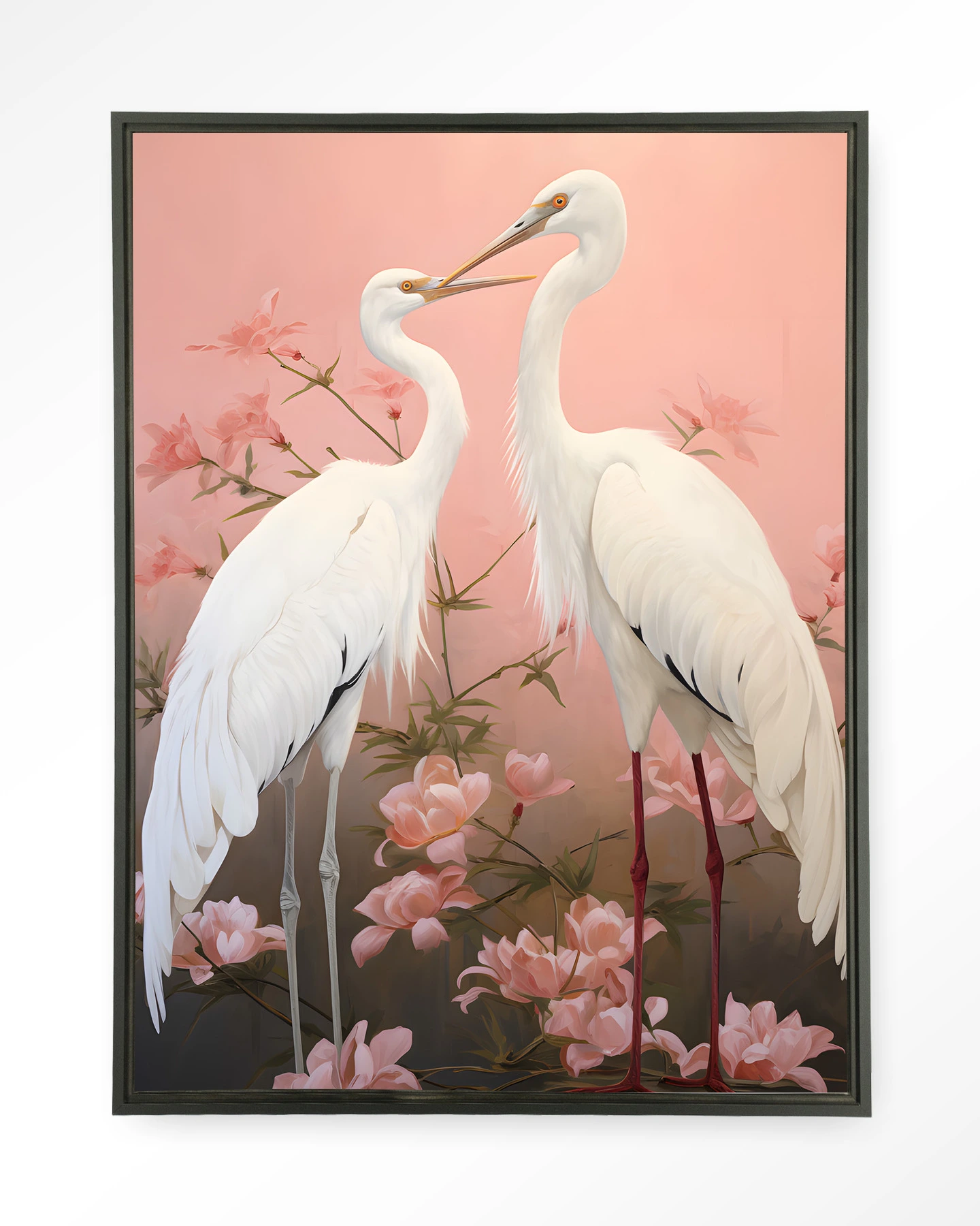 Pink Love Birds - Wandkleed - Afbeelding 10