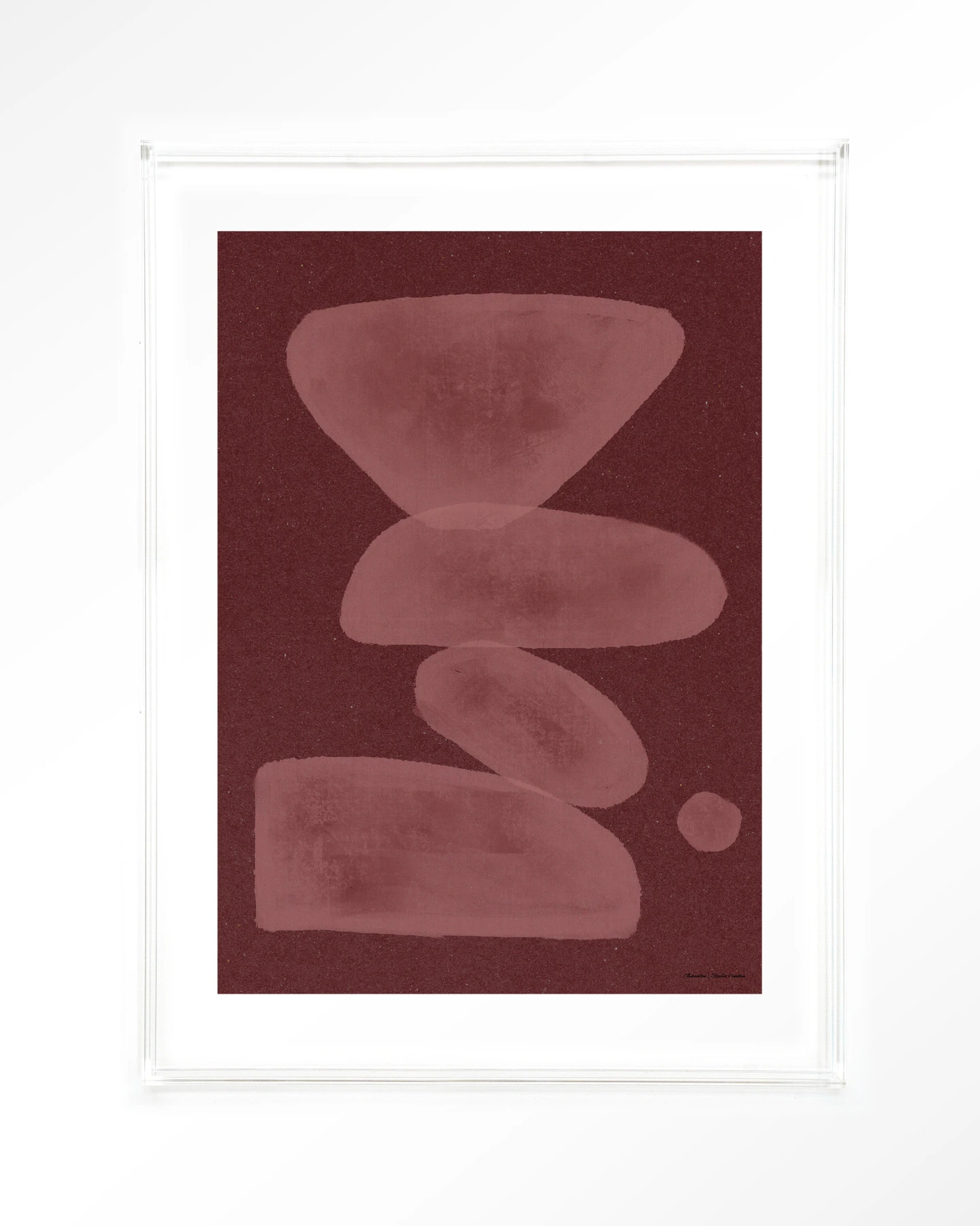 Elementa Burgundy 1 - Art print - Afbeelding 10