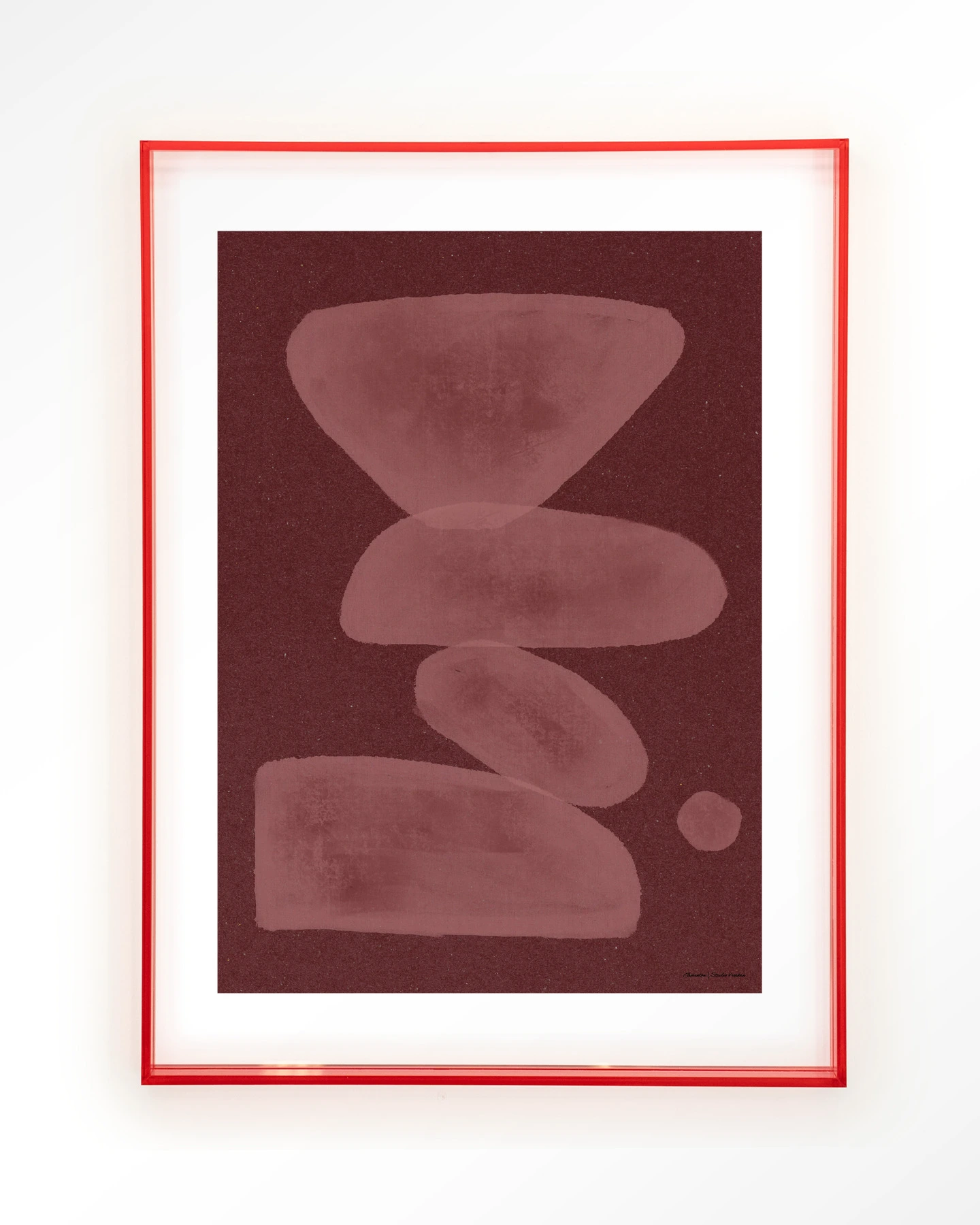 Elementa Burgundy 1 - Art print - Afbeelding 12