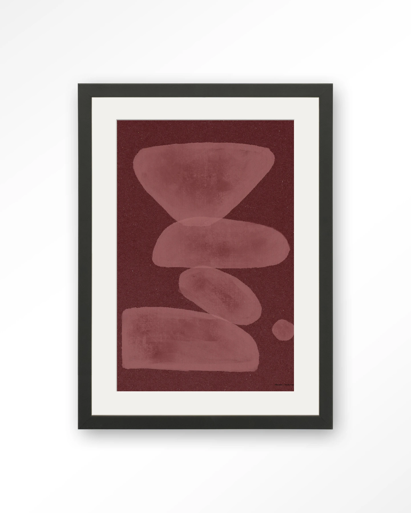 Elementa Burgundy 1 - Art print - Afbeelding 5