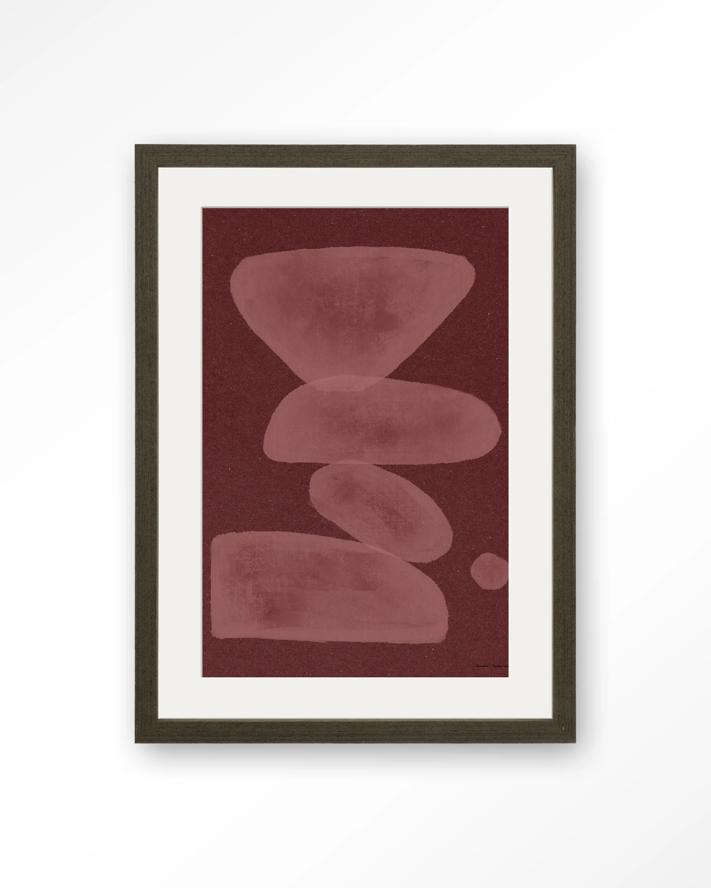 Elementa Burgundy 1 - Art print - Afbeelding 7