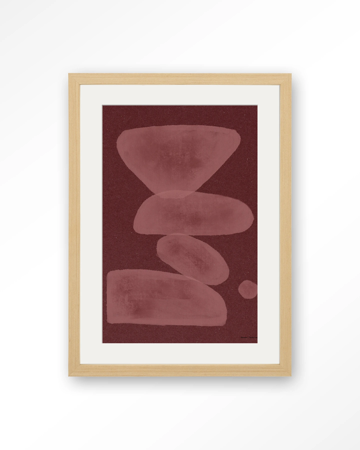 Elementa Burgundy 1 - Art print - Afbeelding 8