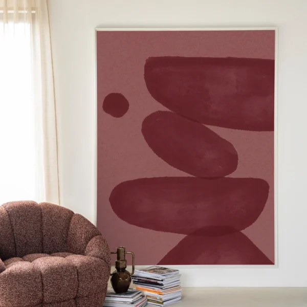 25241-elementa-burgundy-2-wandkleed-floating-frame-1 Elementa Burgundy 2 - Wandkleed