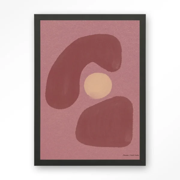 25242-elementa-morado-1-art-print-wooden-frame-black Elementa Morado 1 - Art print