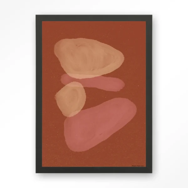 25244-elementa-rossa-1-art-print-wooden-frame-black Elementa Rossa 1 - Art print