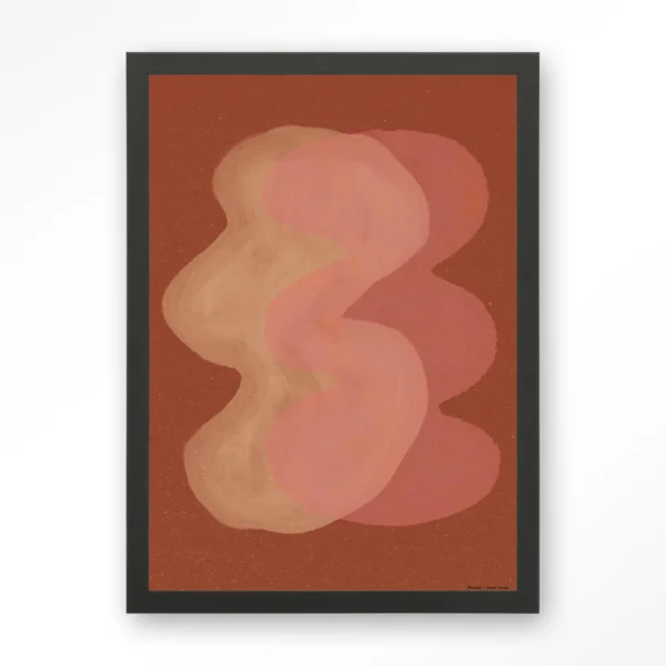 25245-elementa-rossa-2-art-print-wooden-frame-black Elementa Rossa 2 - Art print