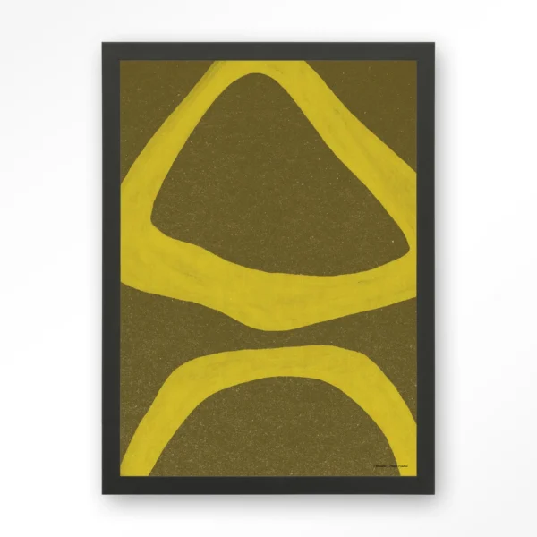 25246-elementa-verde-1-art-print-wooden-frame-black Elementa Verde 1 - Art print