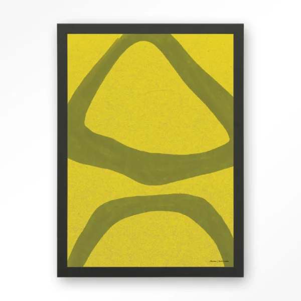 25247-elementa-verde-2-art-print-wooden-frame-black Elementa Verde 2 - Art print