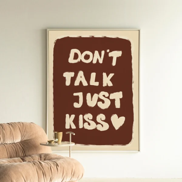 Just Kiss - Wandkleed