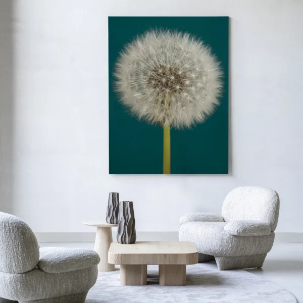 Pluizige Paardenbloem - Wandkleed