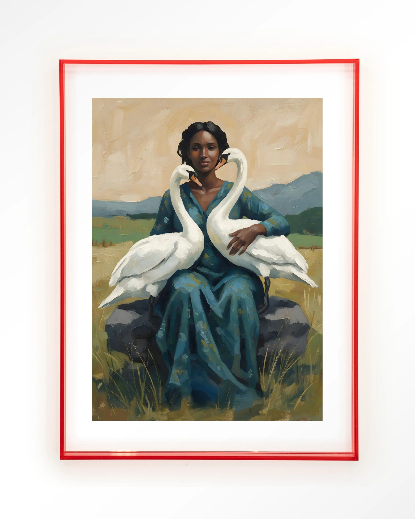 Swan Mother - Art print - Afbeelding 12