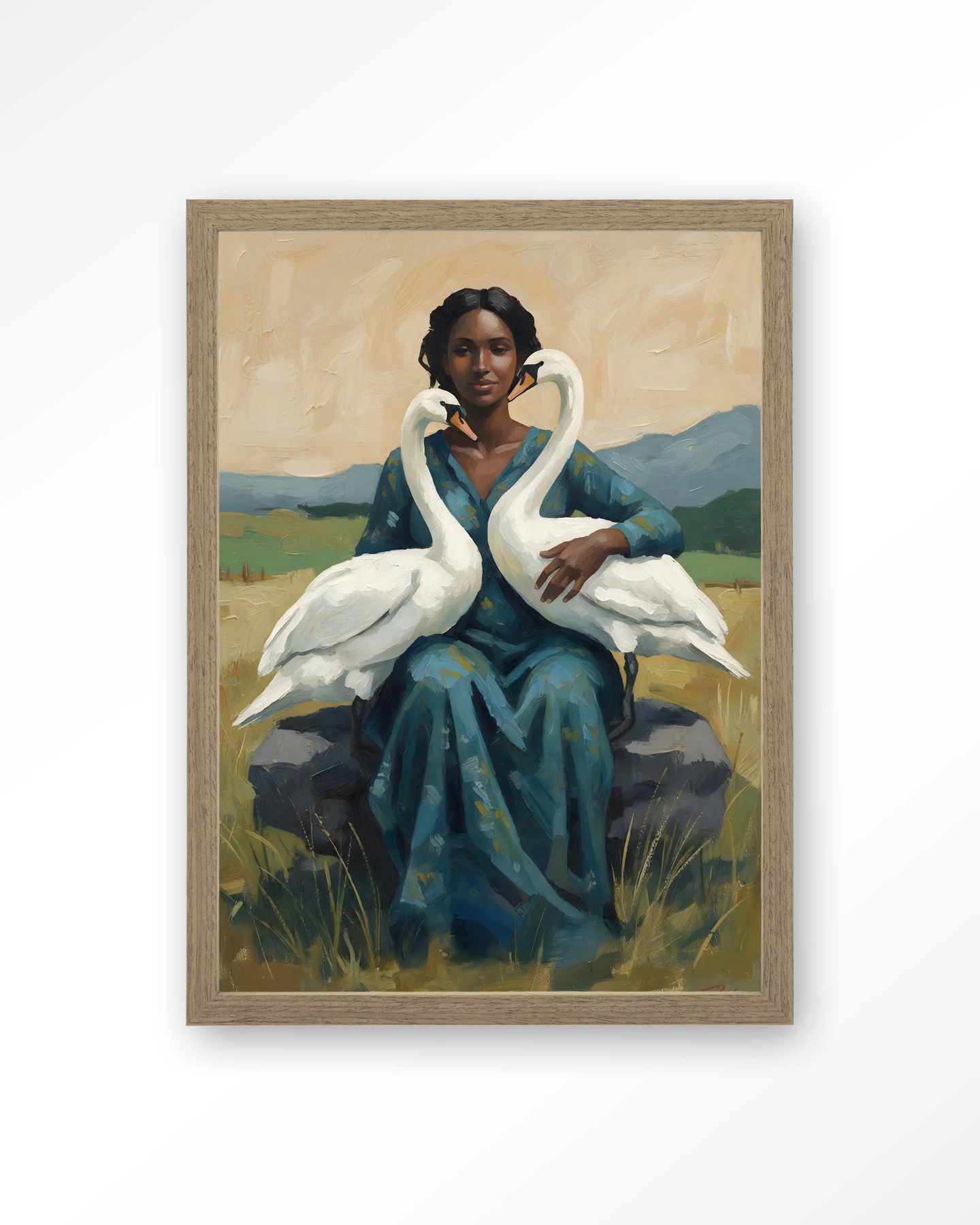 Swan Mother - Art print - Afbeelding 2