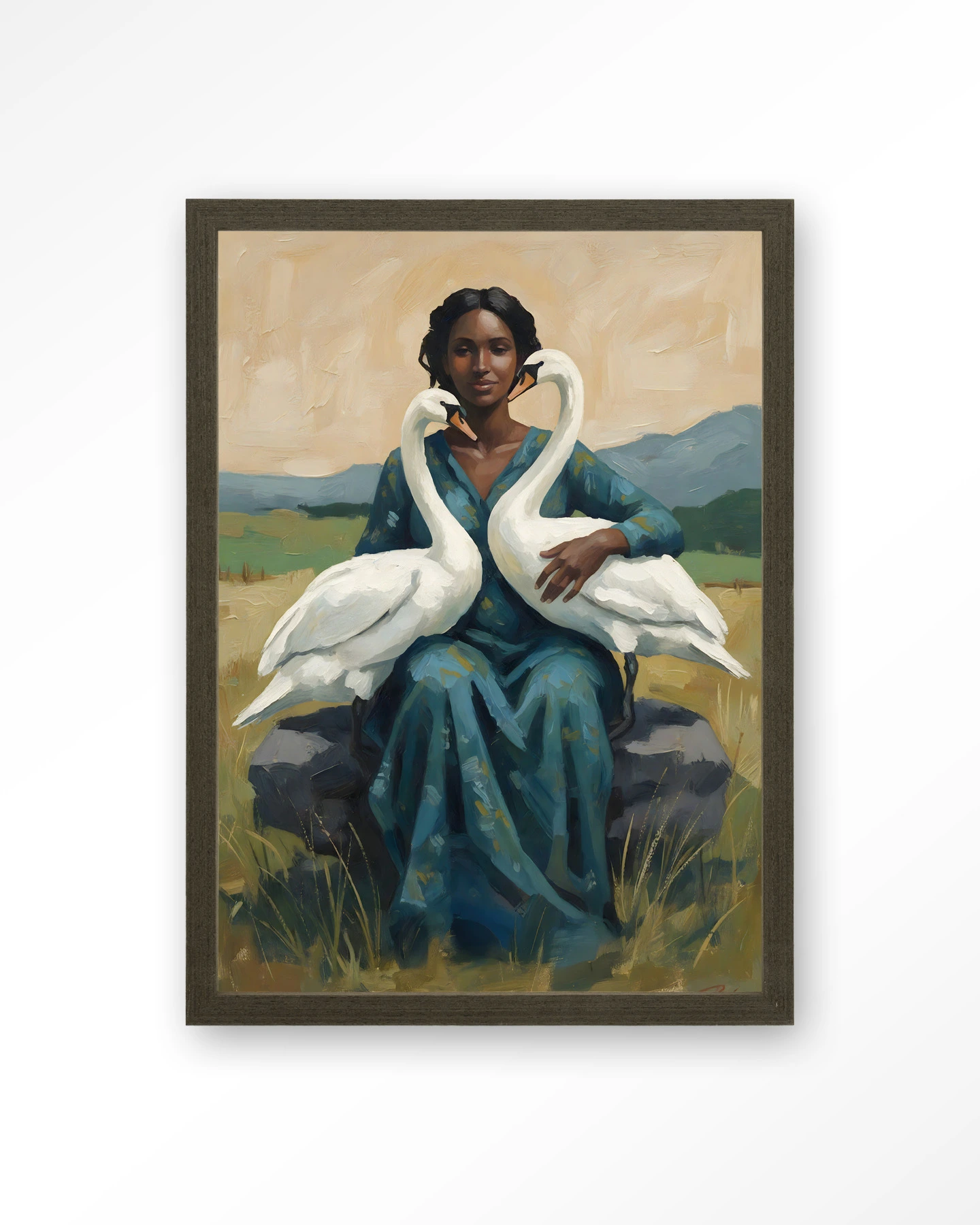 Swan Mother - Art print - Afbeelding 3