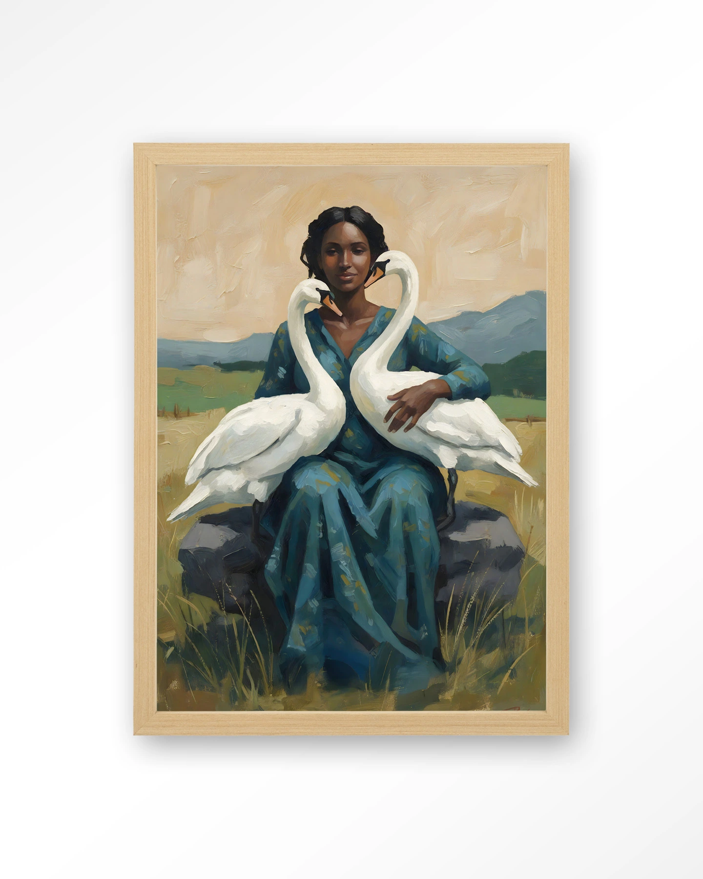Swan Mother - Art print - Afbeelding 4