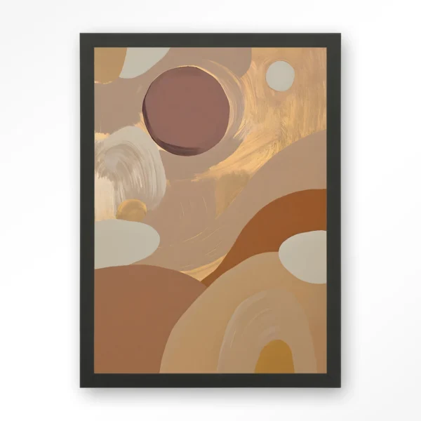 25274-dreamy-sunset-art-print-wooden-frame-black Dreamy Sunset - Art print