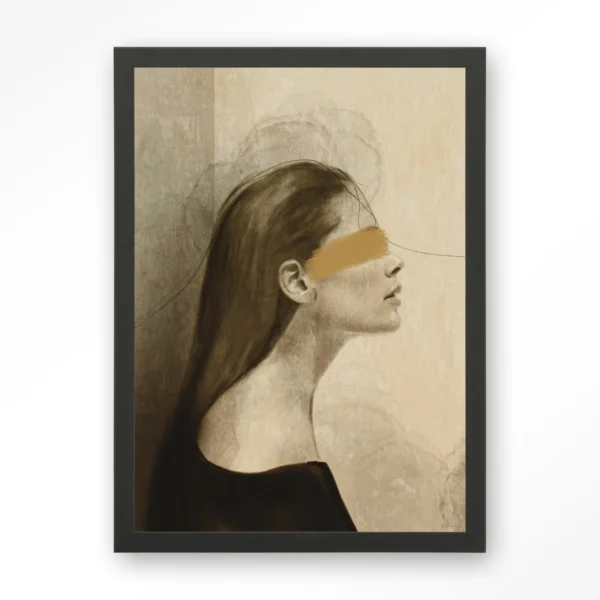 25286-in-her-mind-art-print-wooden-frame-black In Her Mind - Art print