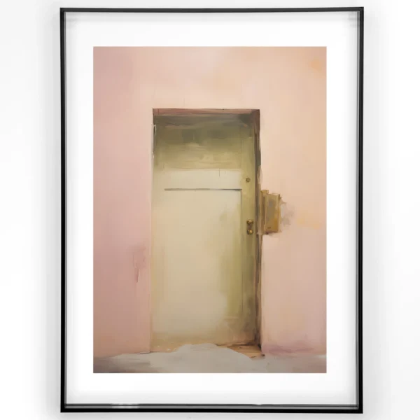 Pink Door - Art print