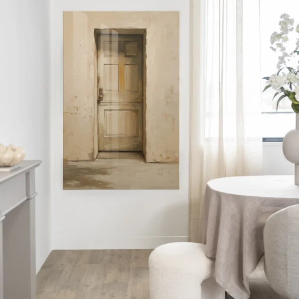 Beige Door - Glas