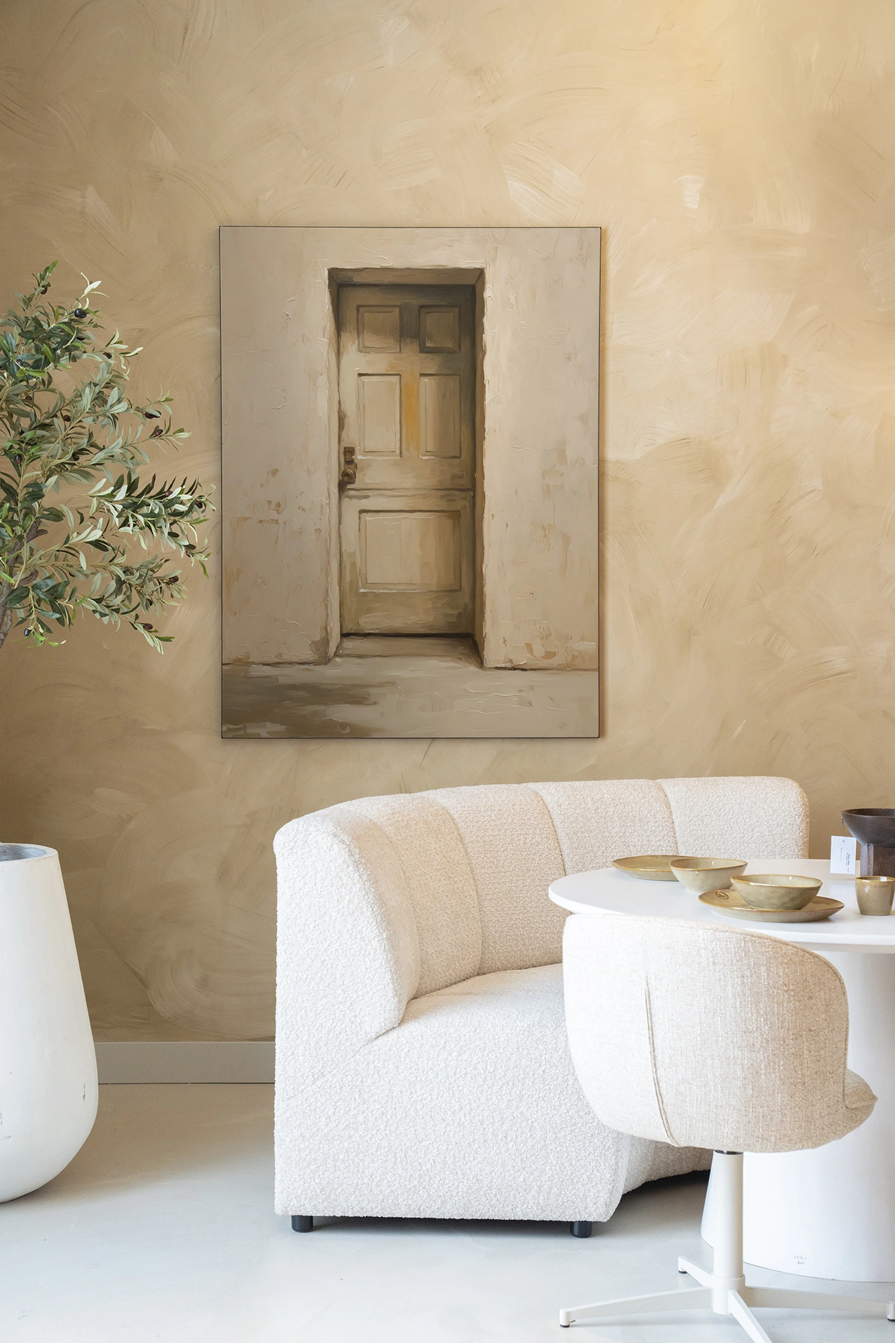 Beige Door - Wandkleed - Afbeelding 3